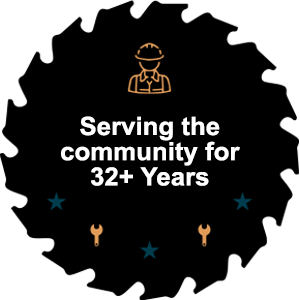 Serving-the-community-for-32+-Years-badge